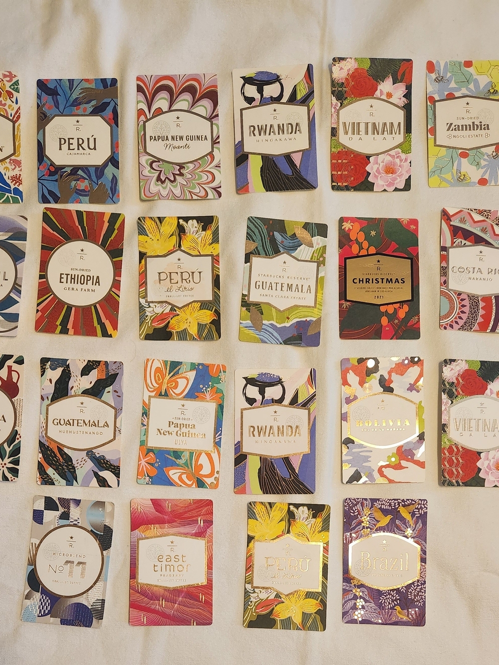 Starbucks Reserve Coffee Cards